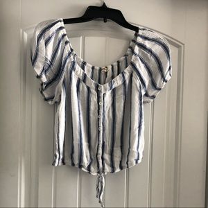 Hollister Size Small Stripe Top Excellent!